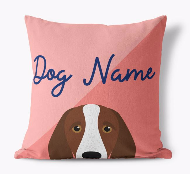 Peeking Name: Personalized {breedFullName} Pillow